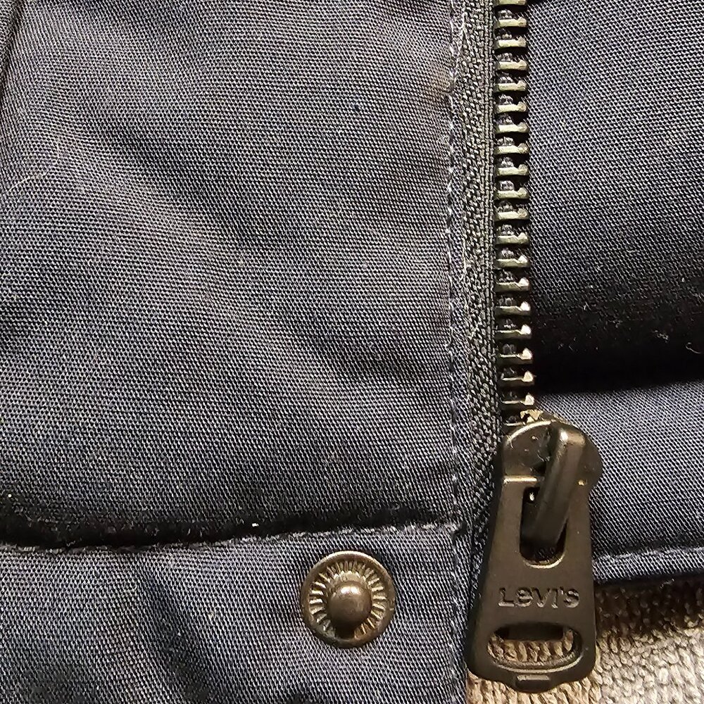 Levis Men's Size L Lined Woodsman Jacket Front Zip & Snap-Never Worn - Picture 12 of 12